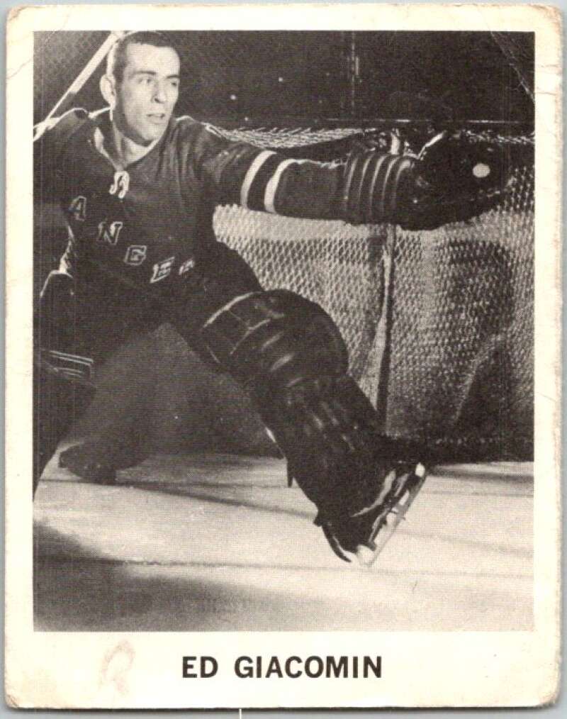 1965-66 Coca-Cola #73 Ed Giacomin New York Rangers X0120