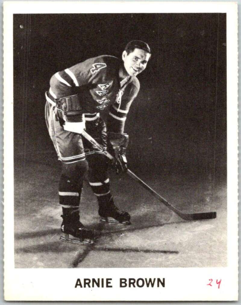 1965-66 Coca-Cola #76 Arnie Brown New York Rangers X0126