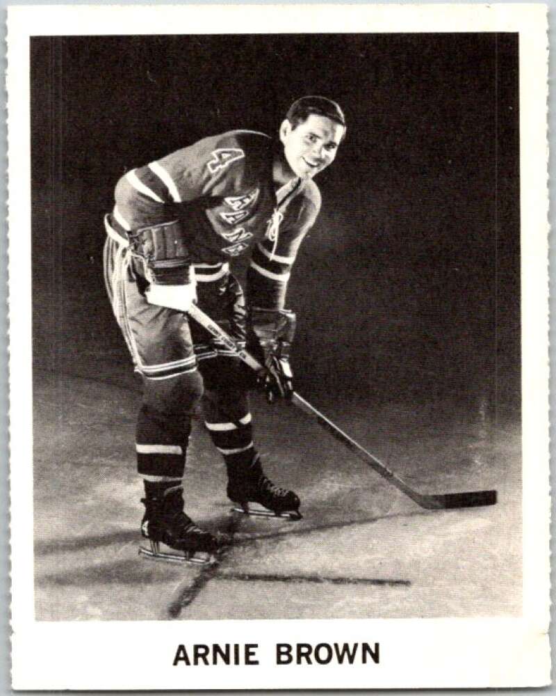 1965-66 Coca-Cola #76 Arnie Brown New York Rangers X0127