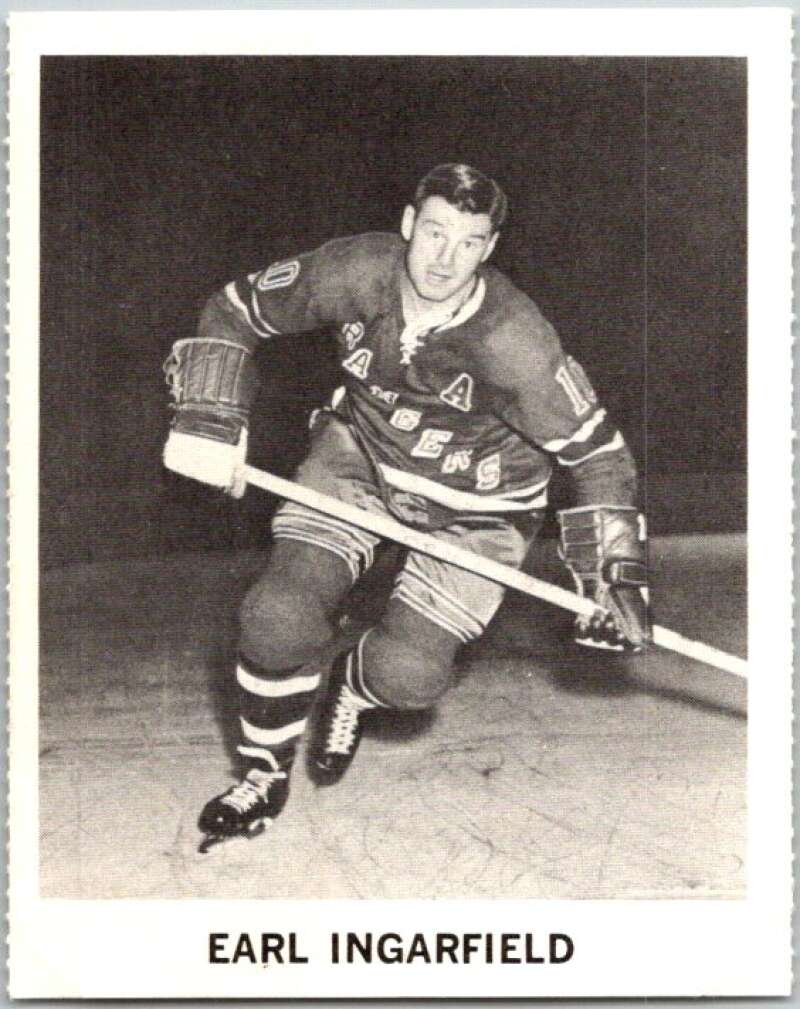 1965-66 Coca-Cola #81 Earl Ingarfield New York Rangers X0137