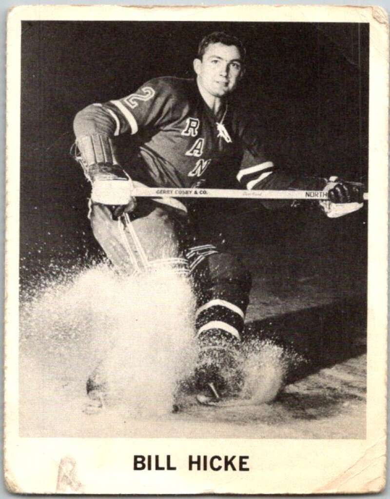 1965-66 Coca-Cola #83 Bill Hicke New York Rangers X0139