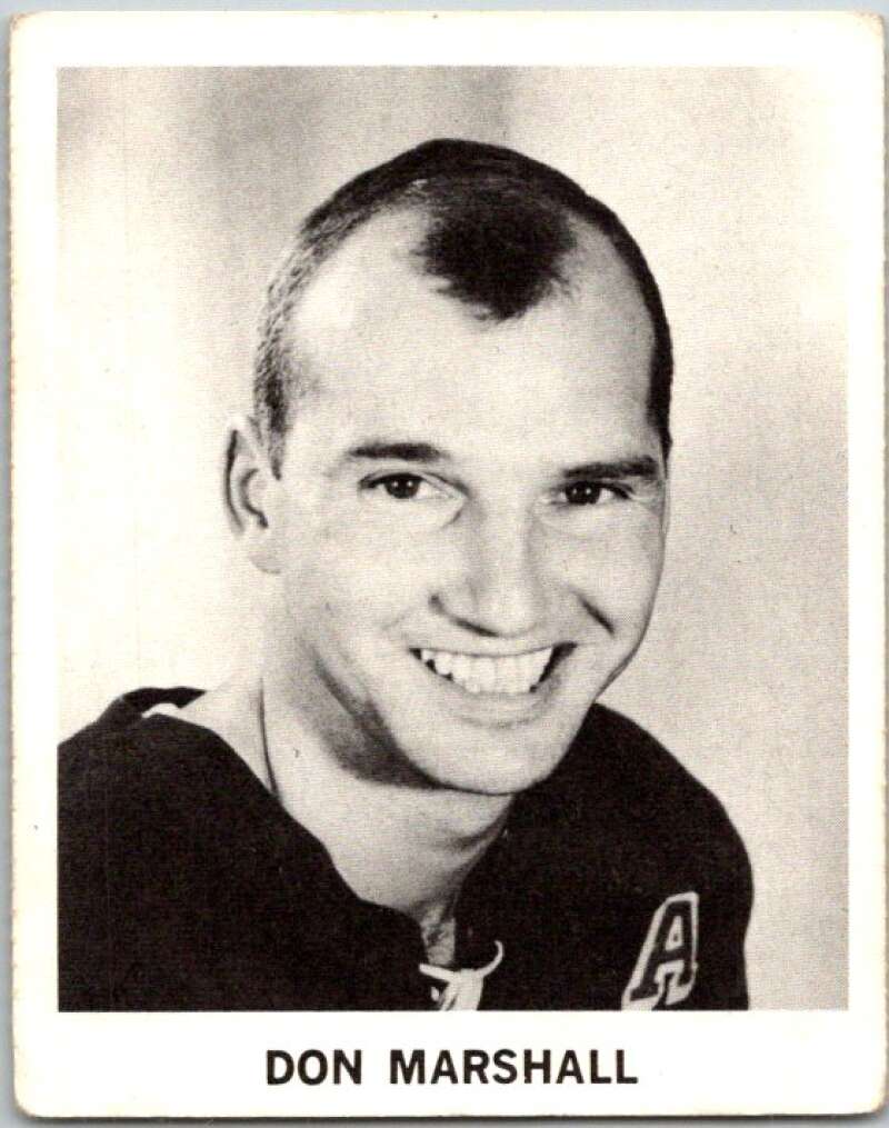 1965-66 Coca-Cola #89 Don Marshall New York Rangers X0150