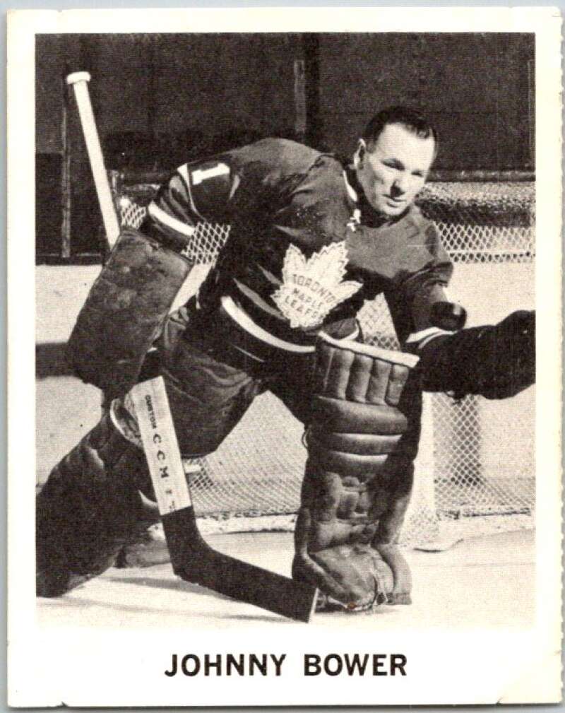 1965-66 Coca-Cola #91 Johnny Bower Toronto Maple Leafs X0155