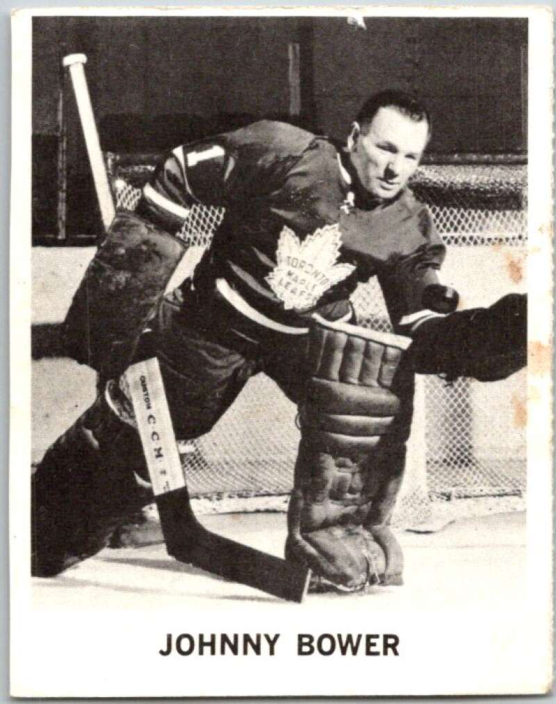 1965-66 Coca-Cola #91 Johnny Bower Toronto Maple Leafs X0156