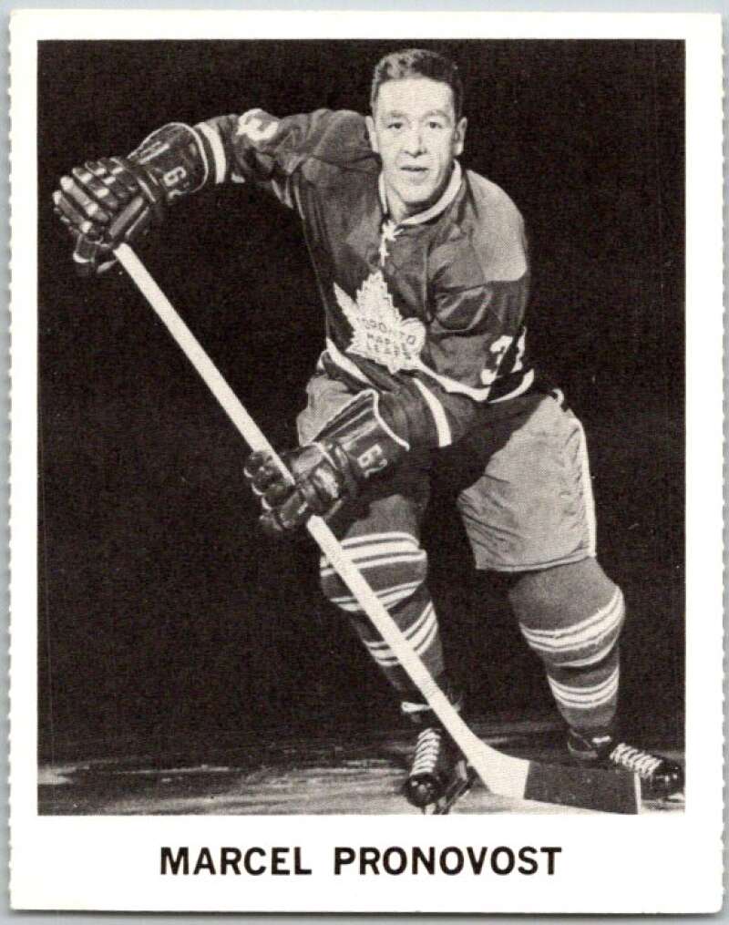 1965-66 Coca-Cola #92 Marcel Pronovost Toronto Maple Leafs X0158