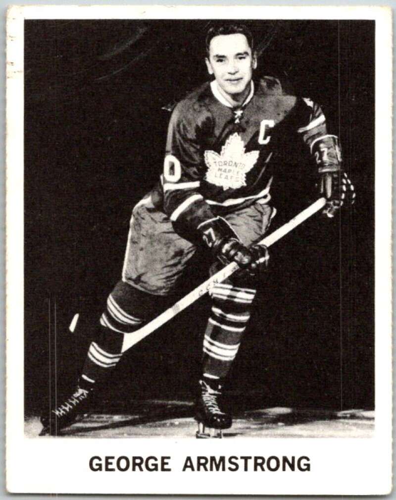 1965-66 Coca-Cola #96 George Armstrong Toronto Maple Leafs X0162