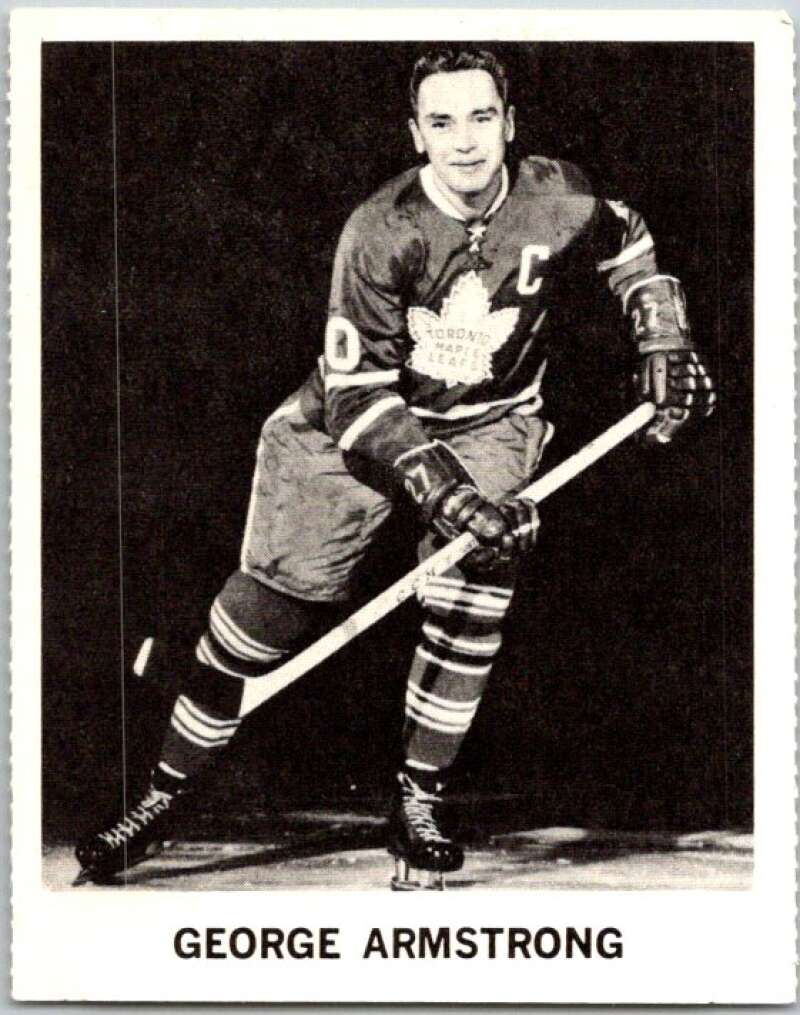 1965-66 Coca-Cola #96 George Armstrong Toronto Maple Leafs X0163