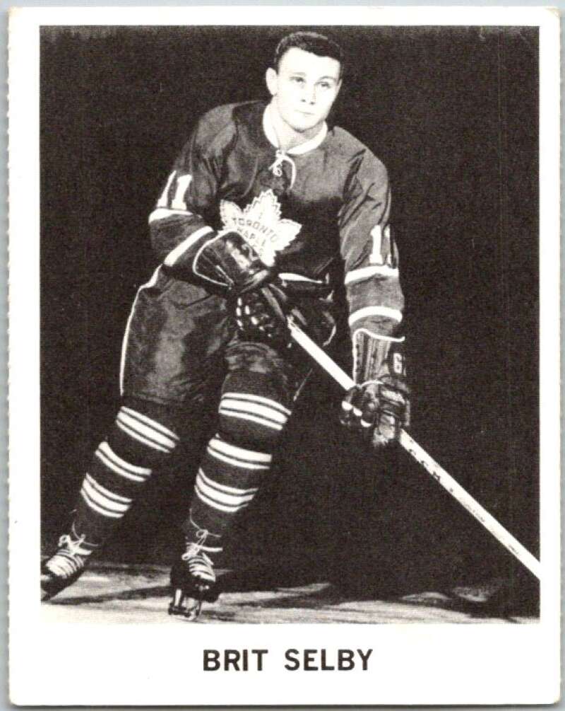 1965-66 Coca-Cola #97 Brit Selby Toronto Maple Leafs X0164