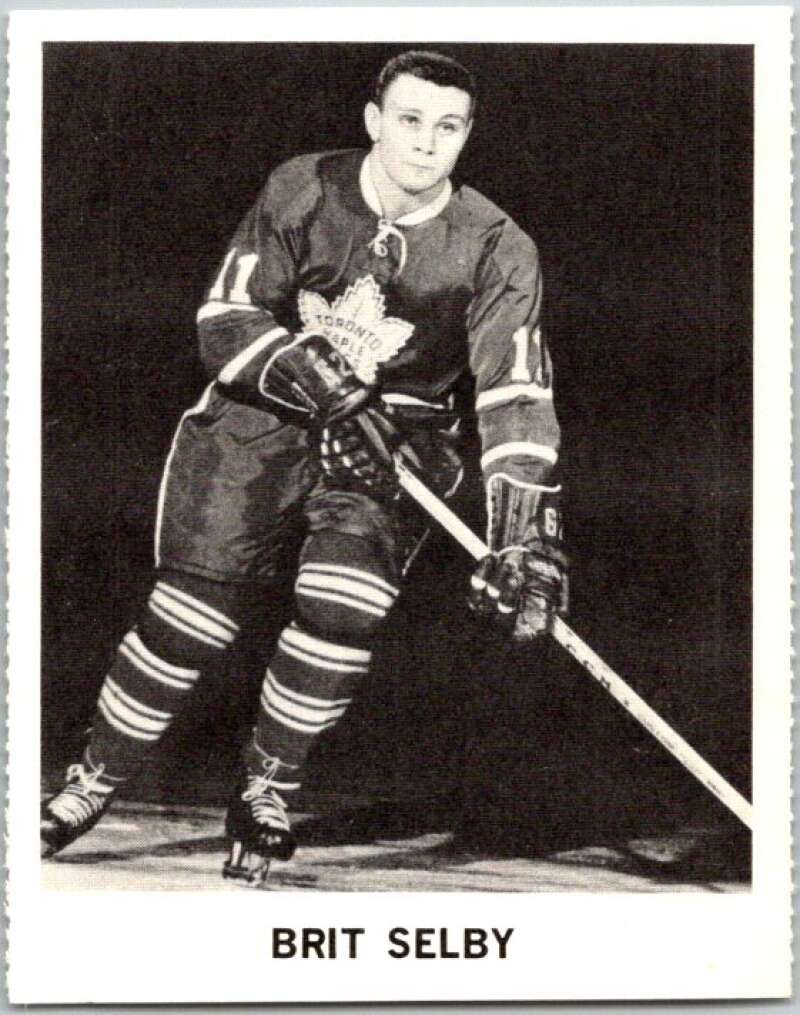 1965-66 Coca-Cola #97 Brit Selby Toronto Maple Leafs X0165
