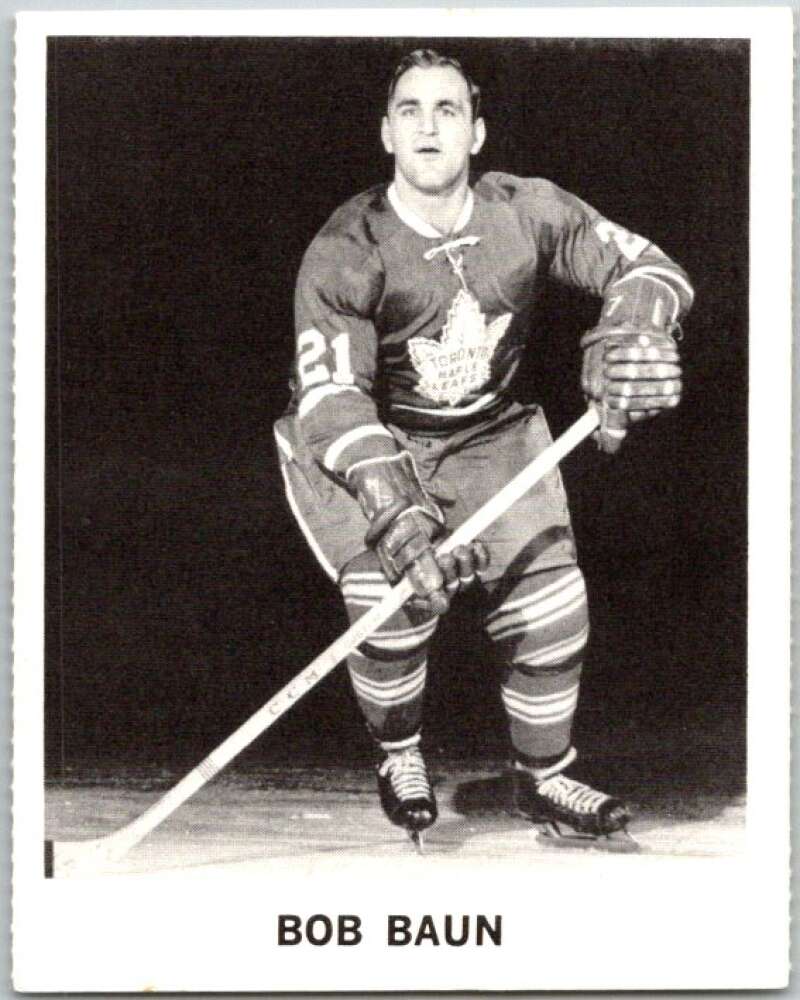 1965-66 Coca-Cola #103 Bob Baun Toronto Maple Leafs X0178