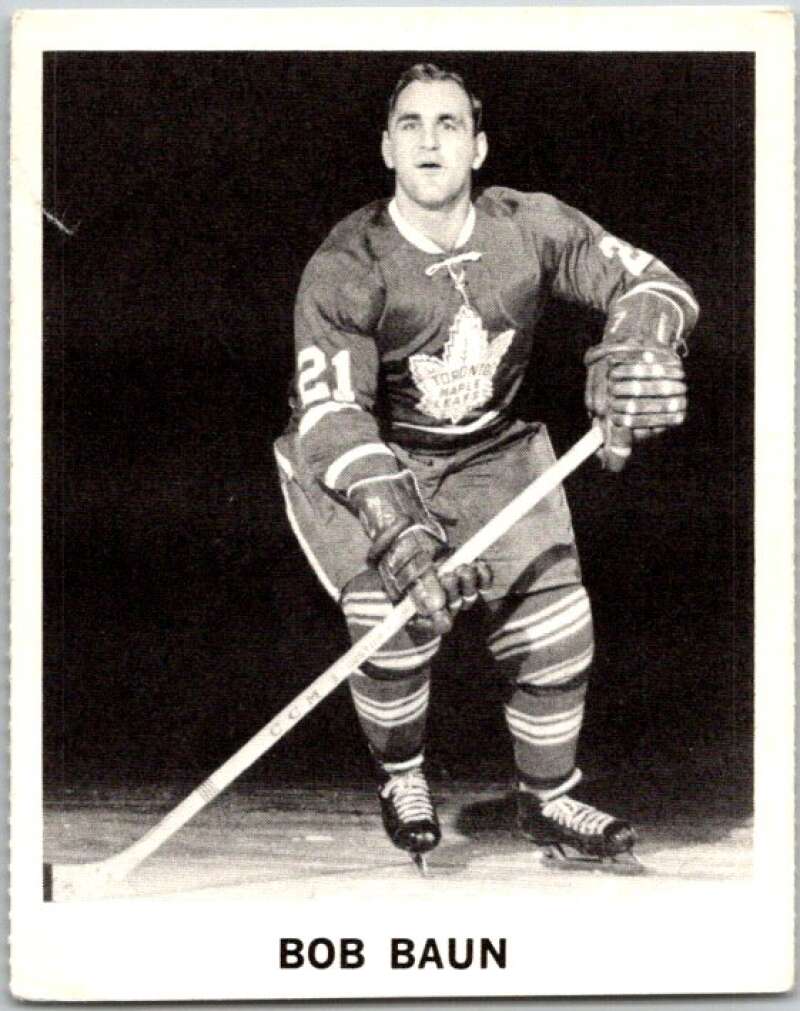 1965-66 Coca-Cola #103 Bob Baun Toronto Maple Leafs X0180