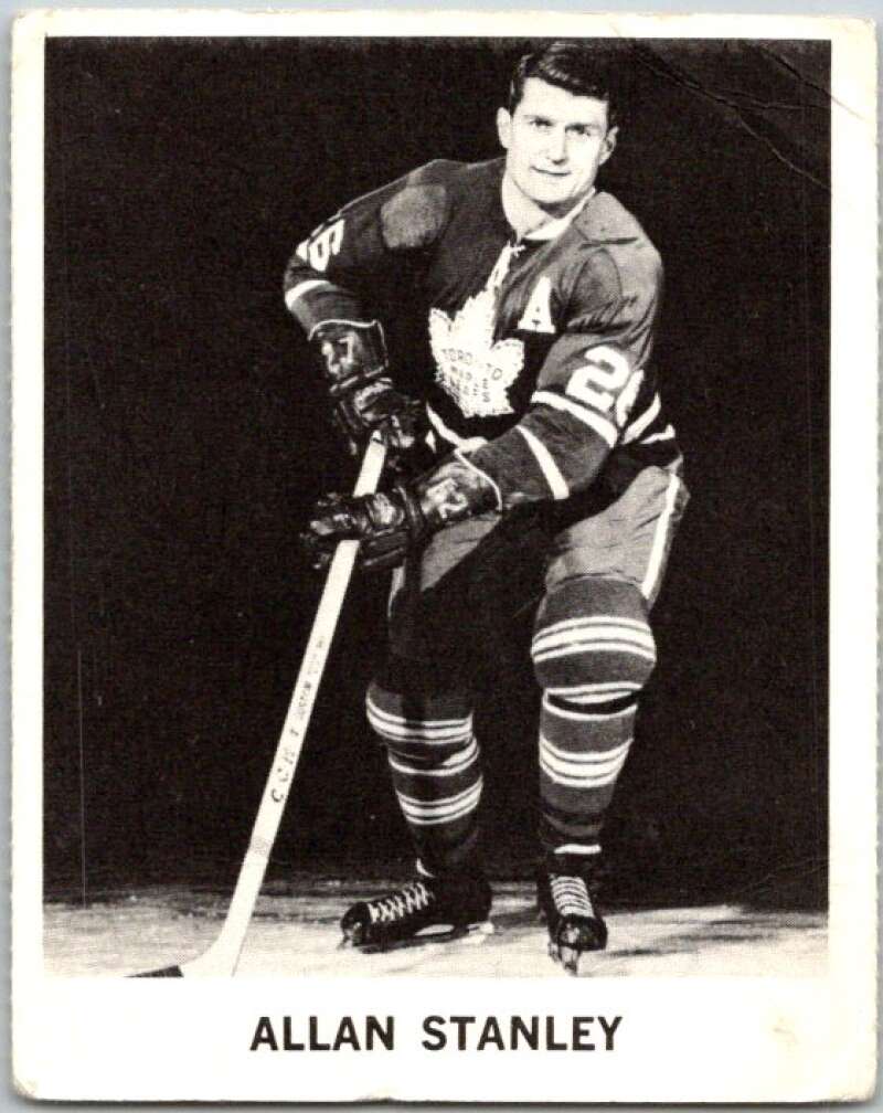 1965-66 Coca-Cola #106 Allan Stanley Toronto Maple Leafs X0184