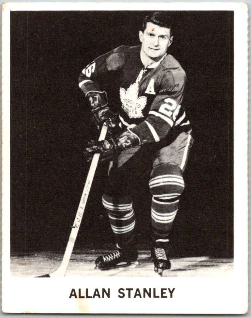 1965-66 Coca-Cola #106 Allan Stanley Toronto Maple Leafs X0185