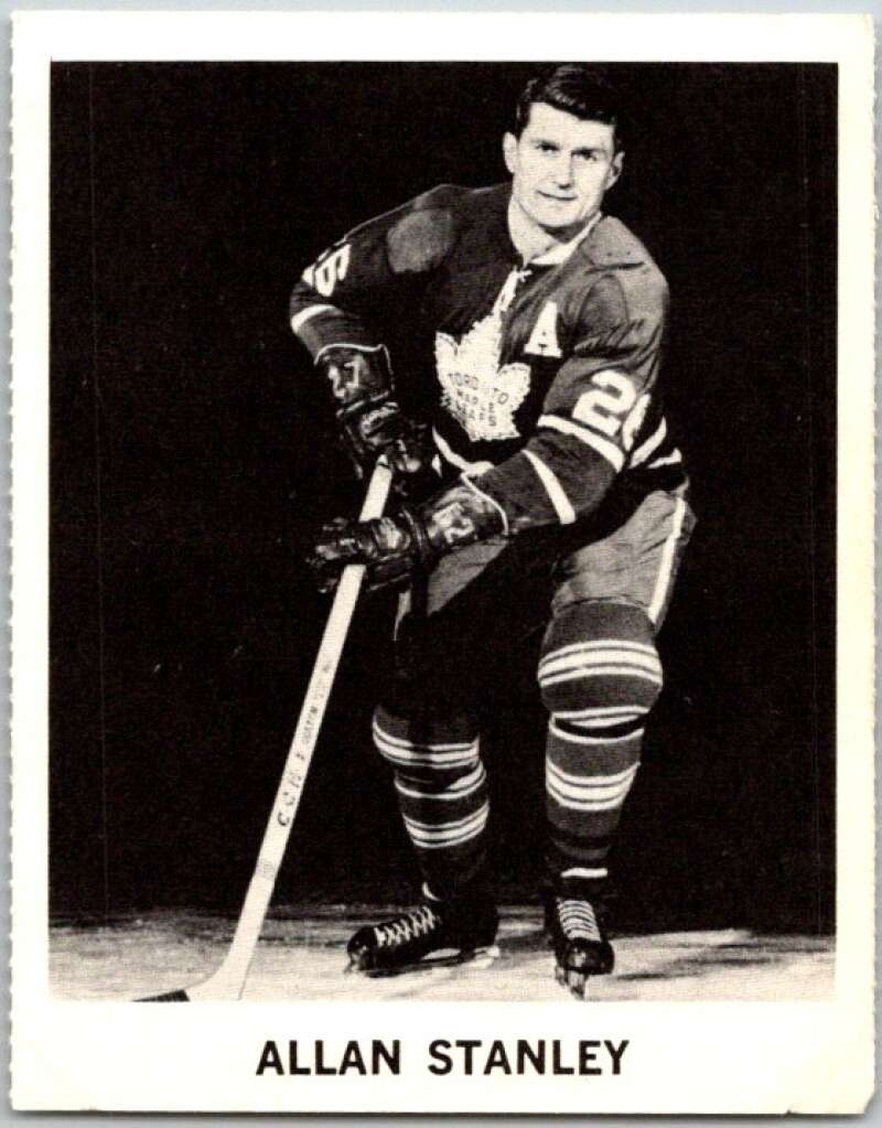 1965-66 Coca-Cola #106 Allan Stanley Toronto Maple Leafs X0186