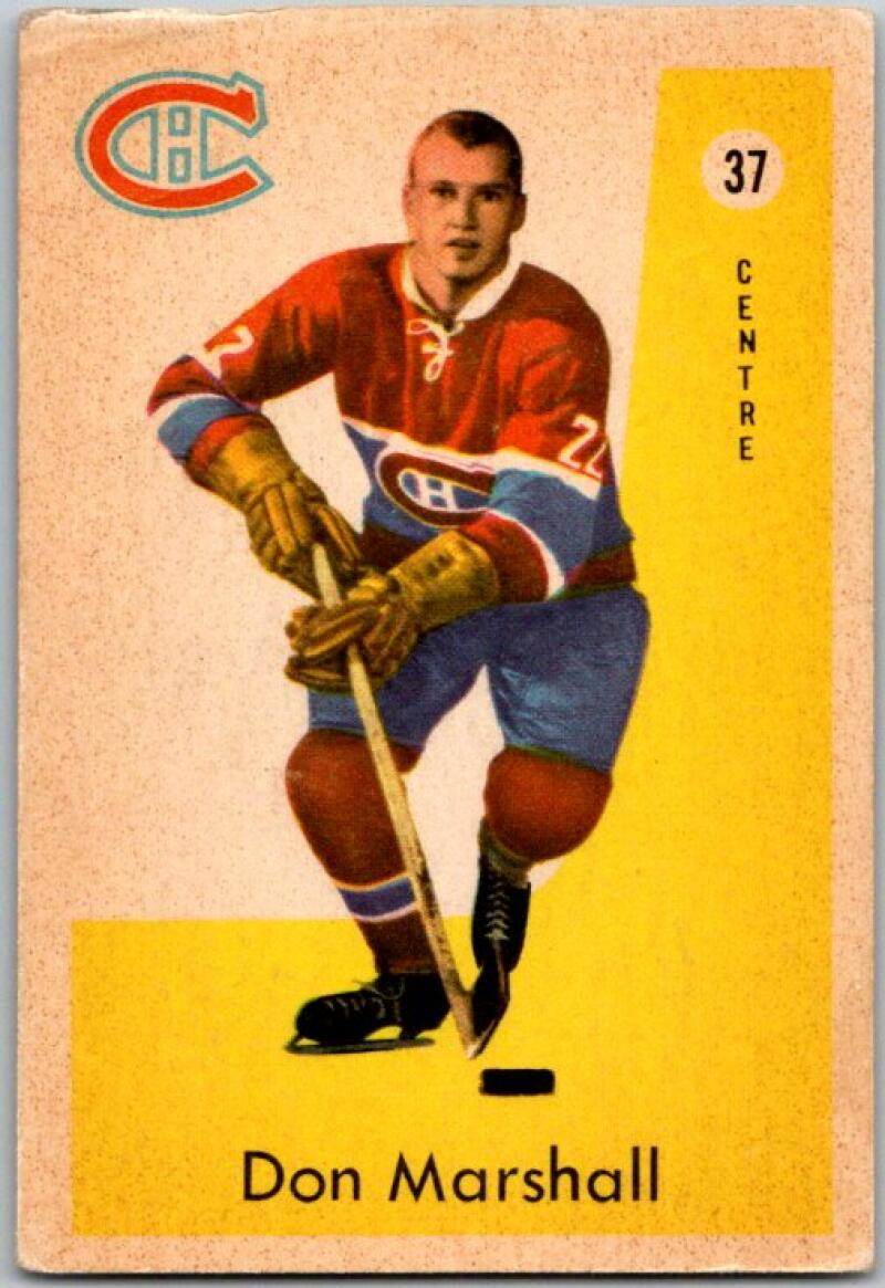 1959-60 Parkhurst #37 Don Marshall Montreal Canadiens V33524