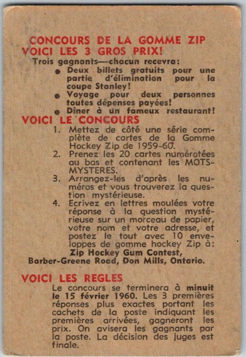 1959-60 Parkhurst #46 Officials Intervene V33526