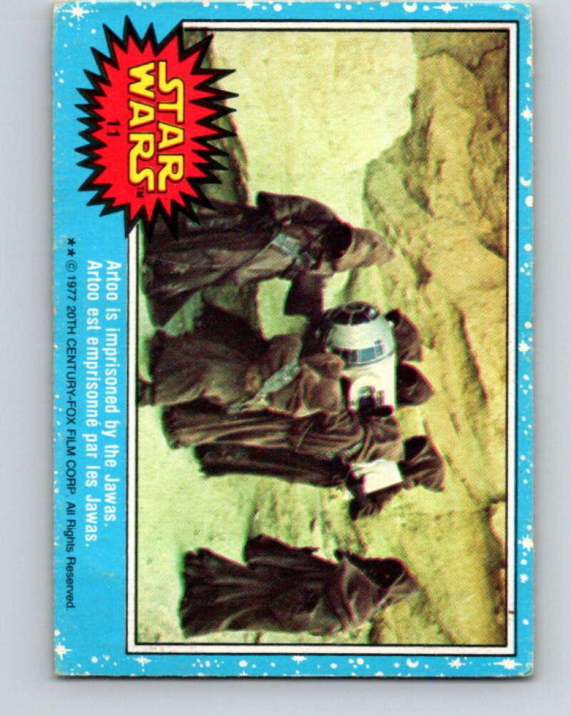 1977 OPC Star Wars #11 Artoo is imprisoned by the Jawas V33581