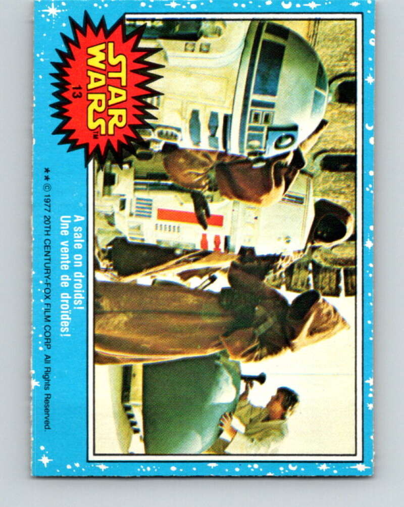 1977 OPC Star Wars #13 A sale on droids! V33591