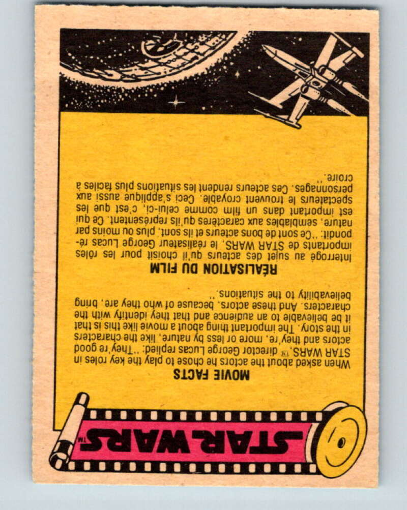 1977 OPC Star Wars #28 Luke agrees to join Ben Kenobi V33676