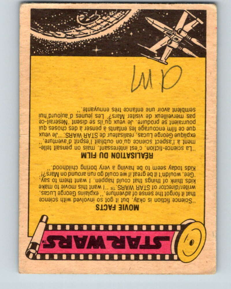 1977 OPC Star Wars #33 The droids in the Control Room V33704