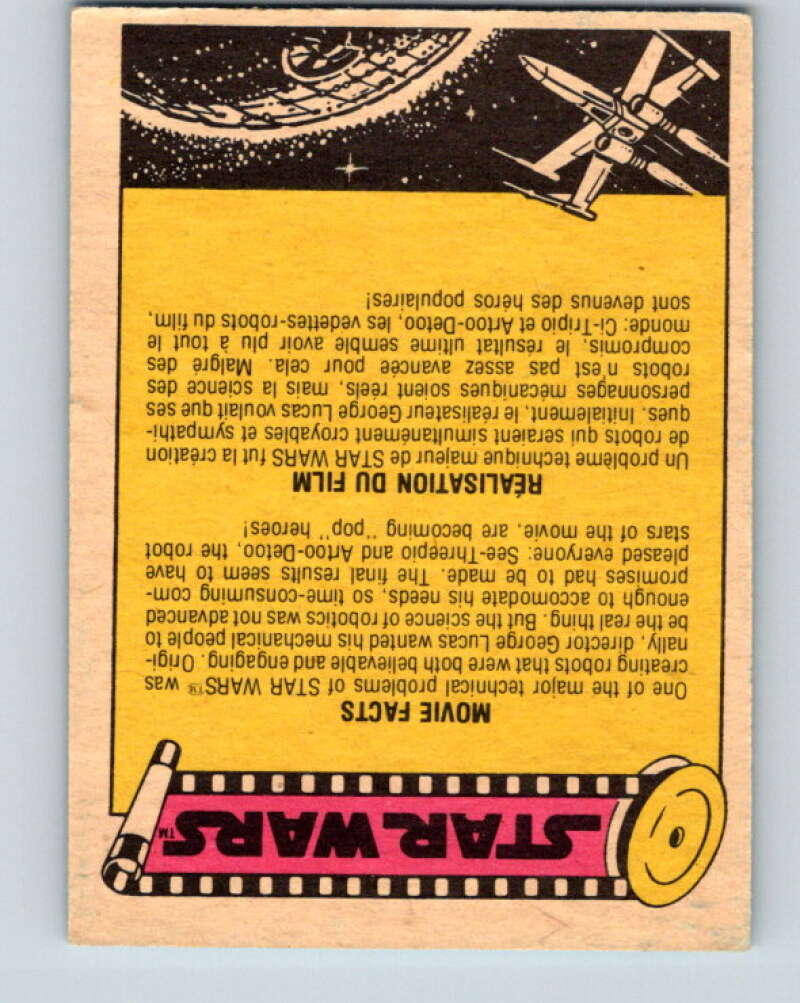 1977 OPC Star Wars #35 Luke and Han as stormtroopers V33716