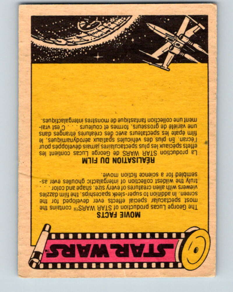 1977 OPC Star Wars #38 Luke and Han in the refuse room V33737