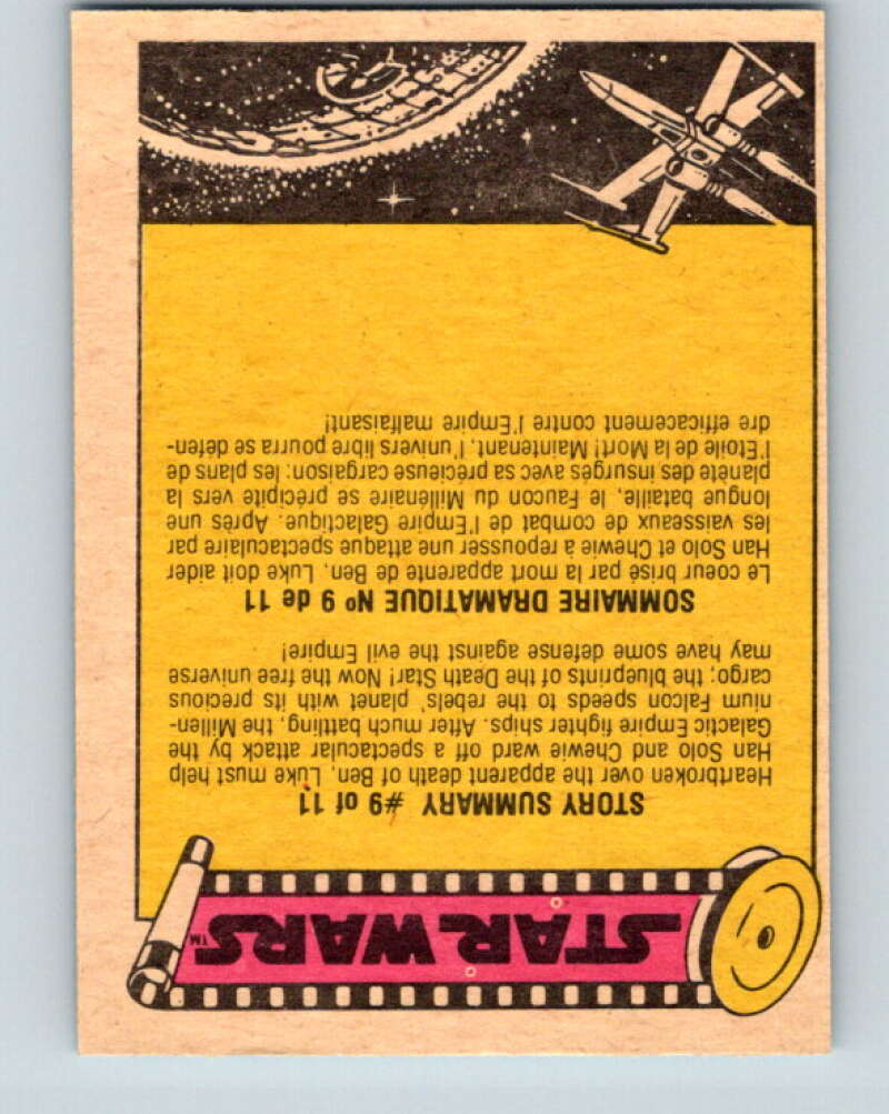 1977 OPC Star Wars #46 A desperate moment for Ben V33786
