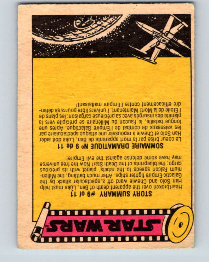 1977 OPC Star Wars #46 A desperate moment for Ben V33787
