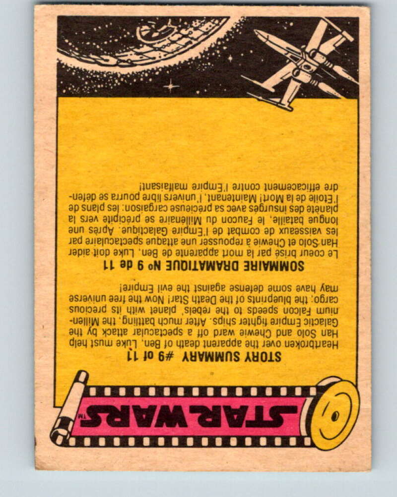1977 OPC Star Wars #46 A desperate moment for Ben V33793