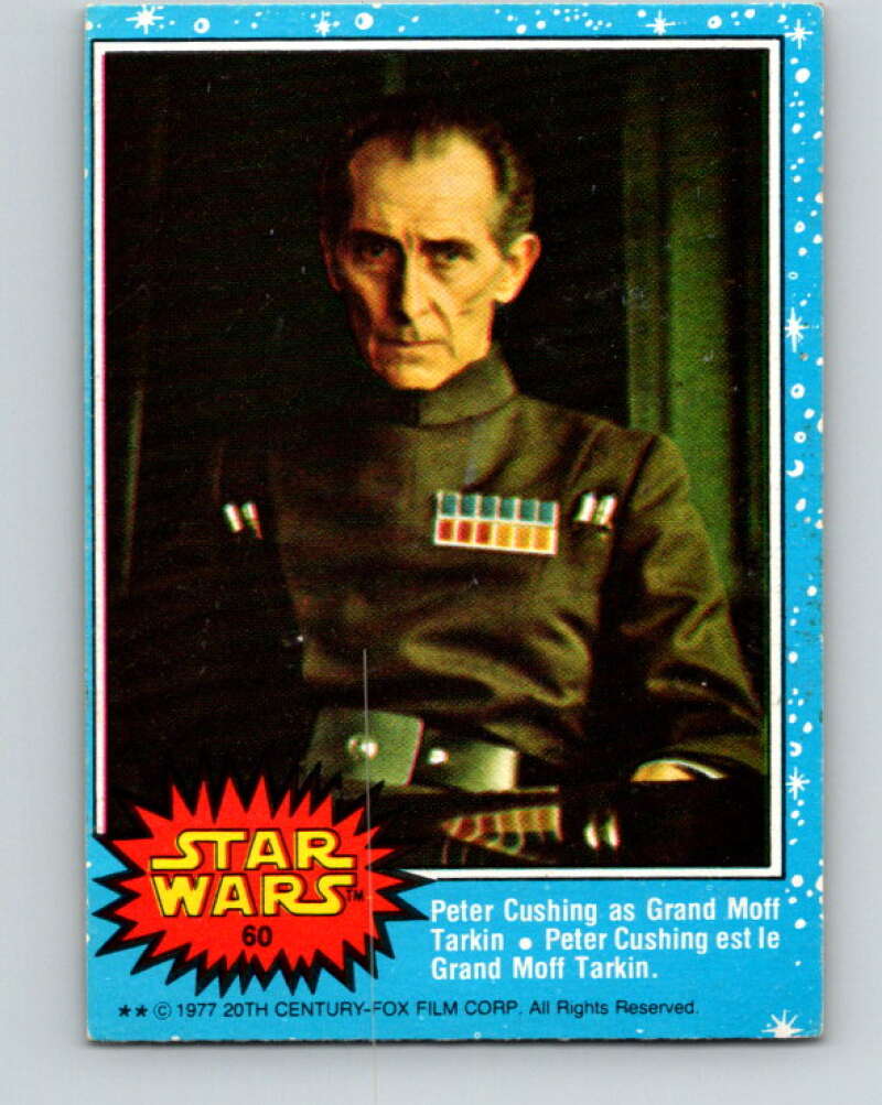1977 OPC Star Wars #60 Peter Cushing as Grand Moff Tarkin V33867