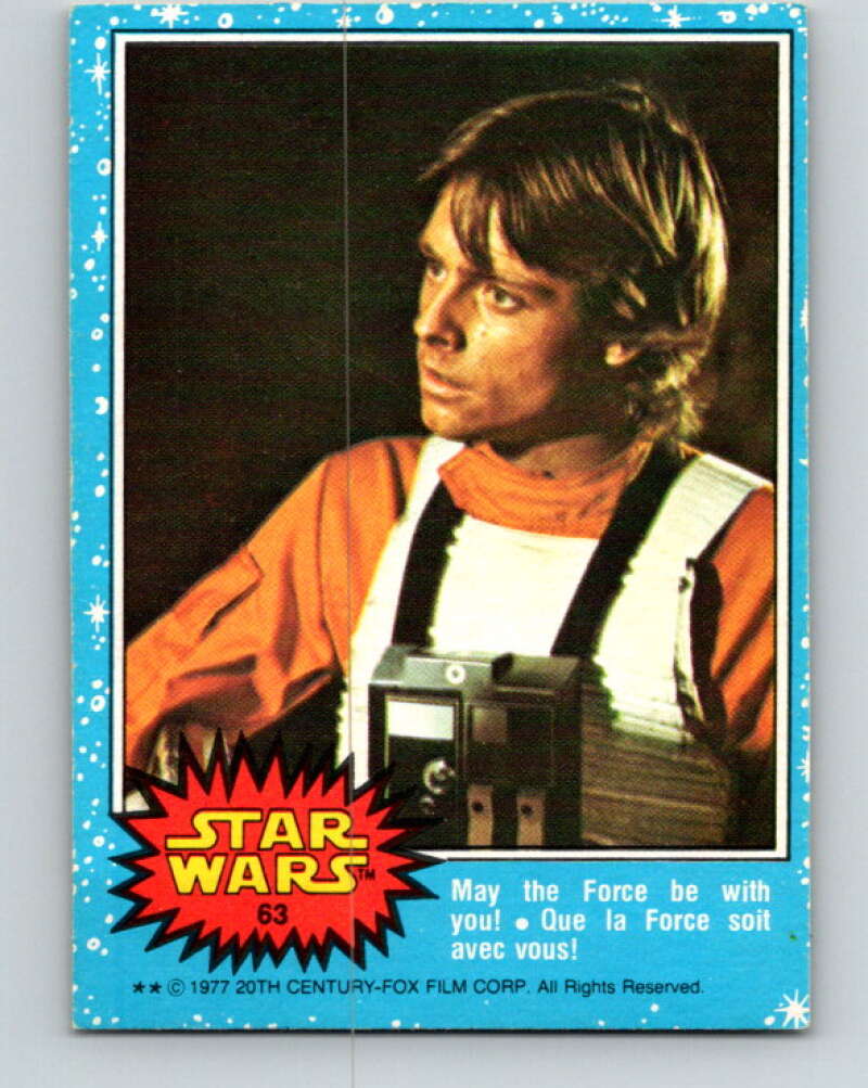 1977 OPC Star Wars #63 May the Force be with you! V33878