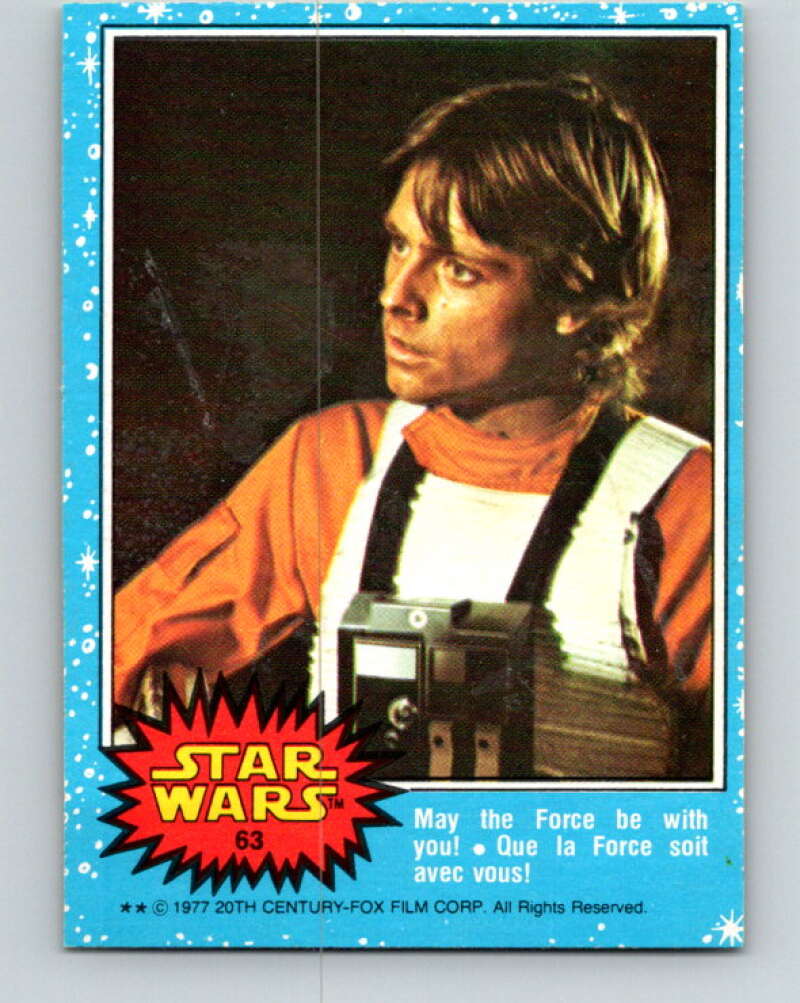 1977 OPC Star Wars #63 May the Force be with you! V33879