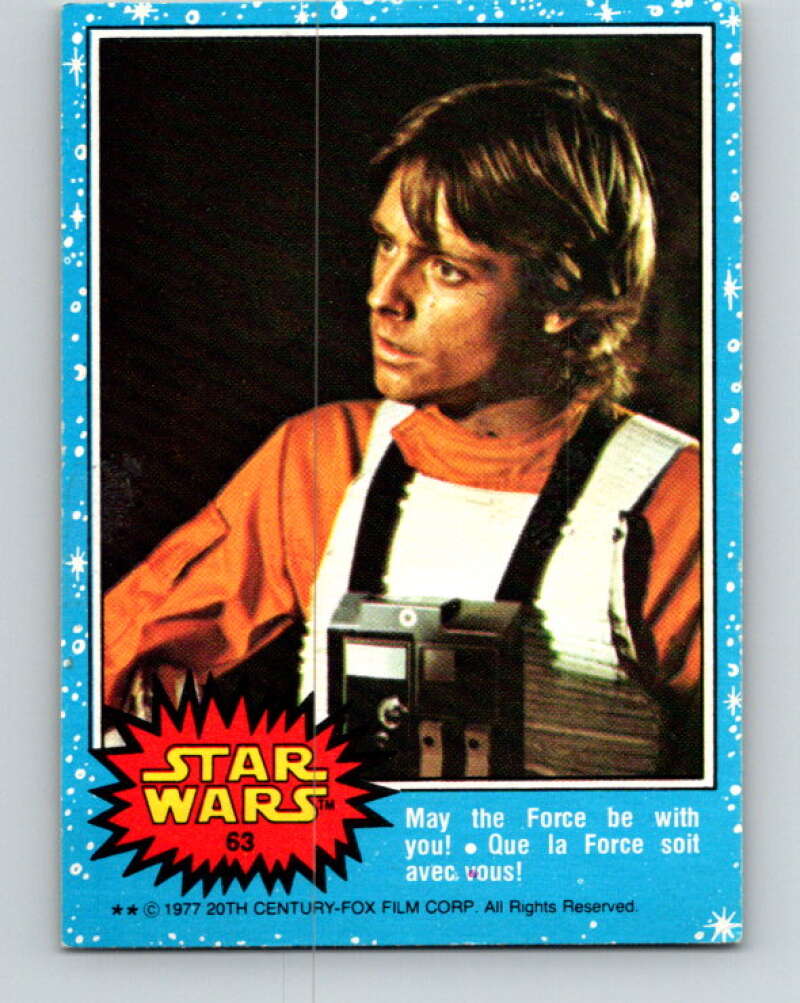 1977 OPC Star Wars #63 May the Force be with you! V33881