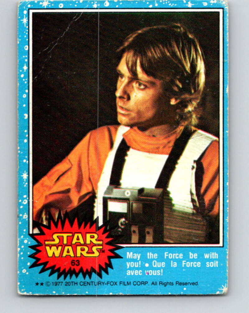 1977 OPC Star Wars #63 May the Force be with you! V33882
