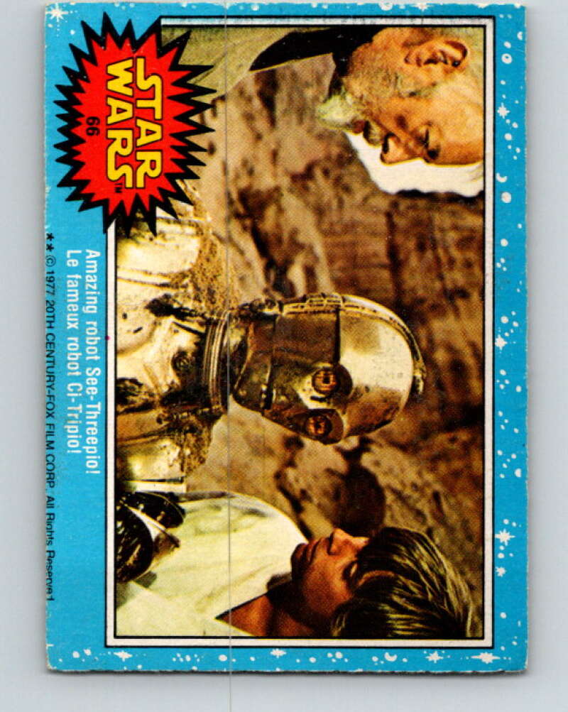 1977 OPC Star Wars #66 Amazing robot See-Threepio! V33897