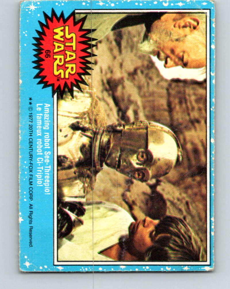 1977 OPC Star Wars #66 Amazing robot See-Threepio! V33898