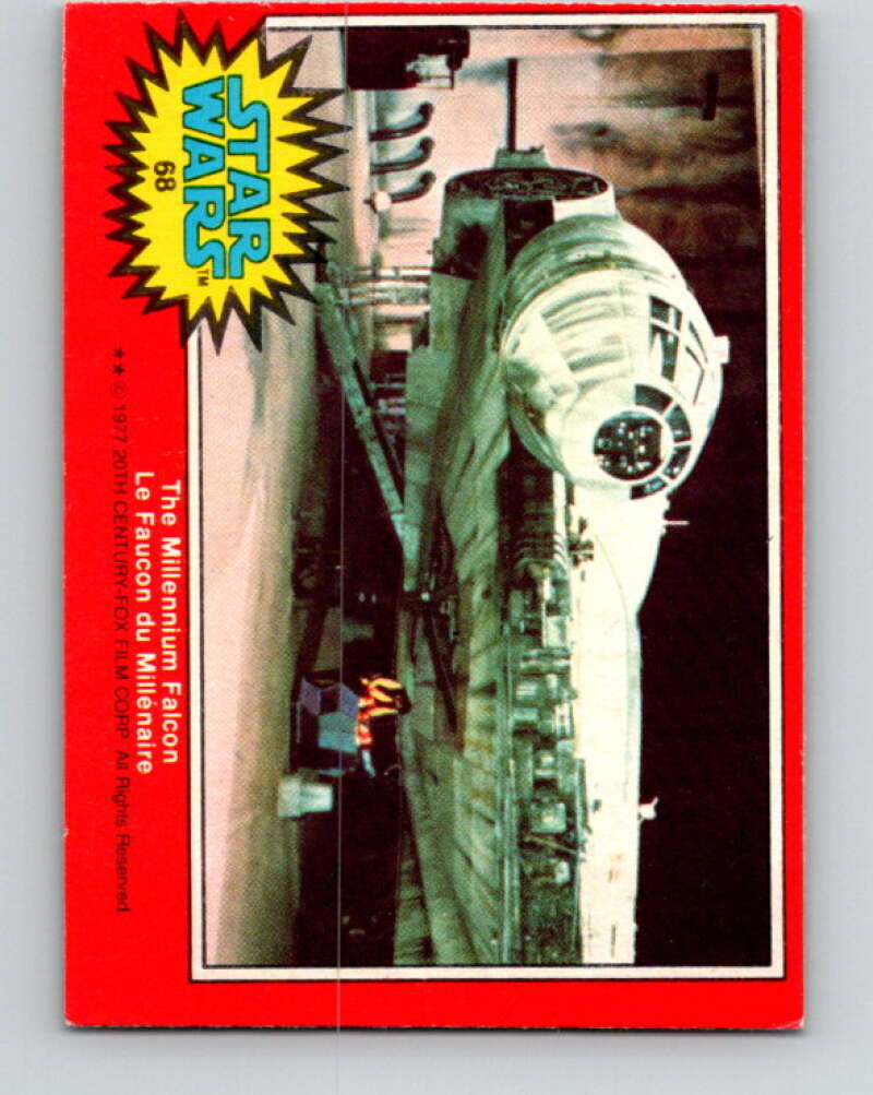 1977 OPC Star Wars #68 The Millennium Falcon V33914