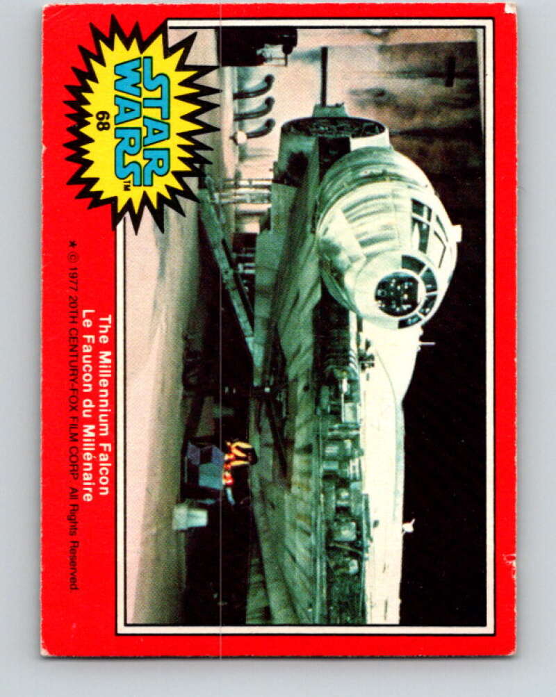 1977 OPC Star Wars #68 The Millennium Falcon V33915