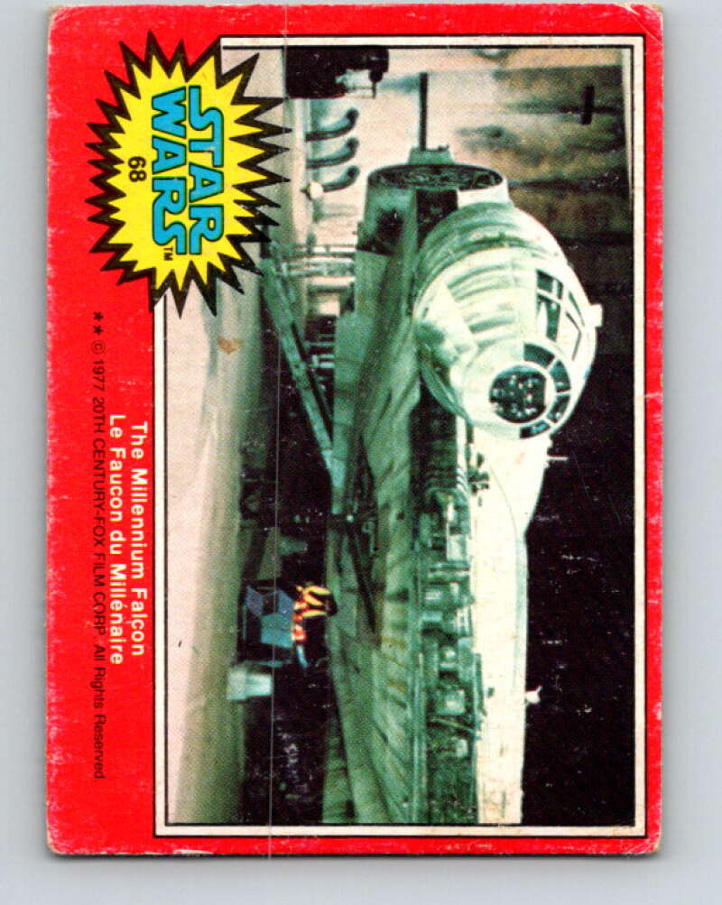 1977 OPC Star Wars #68 The Millennium Falcon V33917