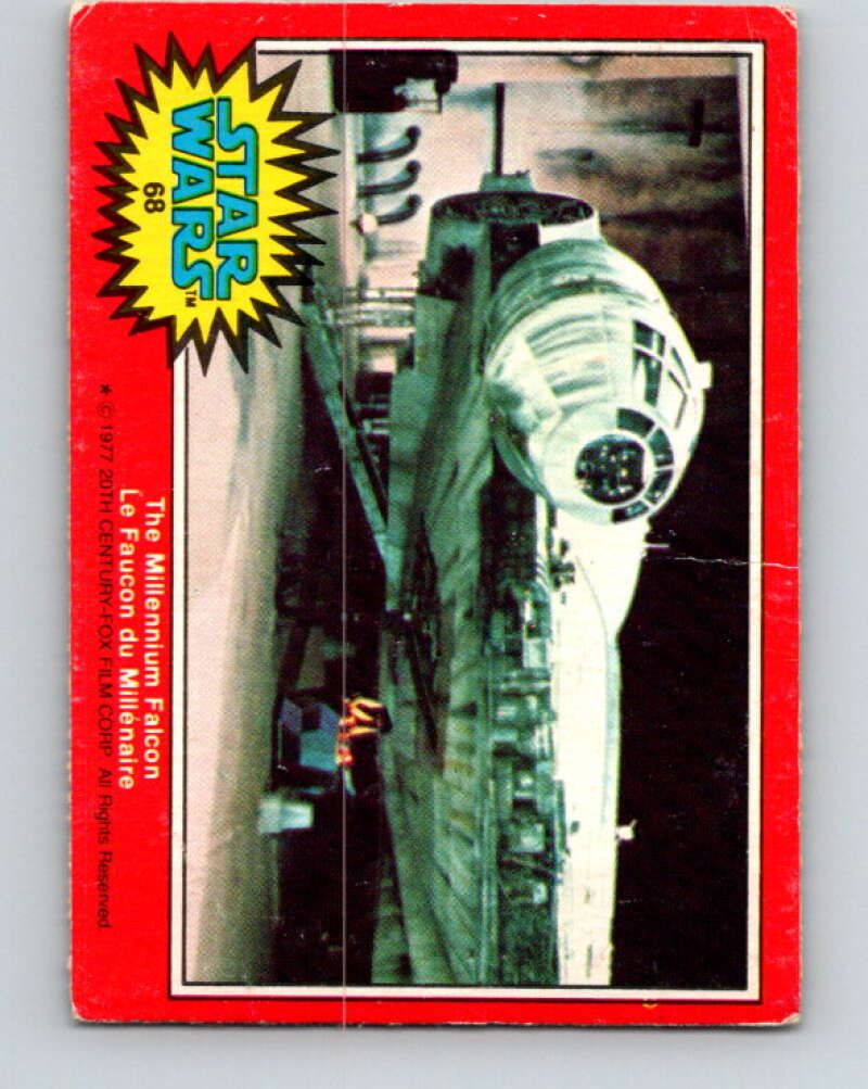 1977 OPC Star Wars #68 The Millennium Falcon V33919