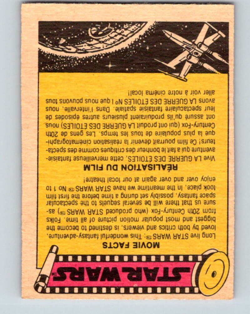 1977 OPC Star Wars #75 Darth Vader strangles a rebel! V33979