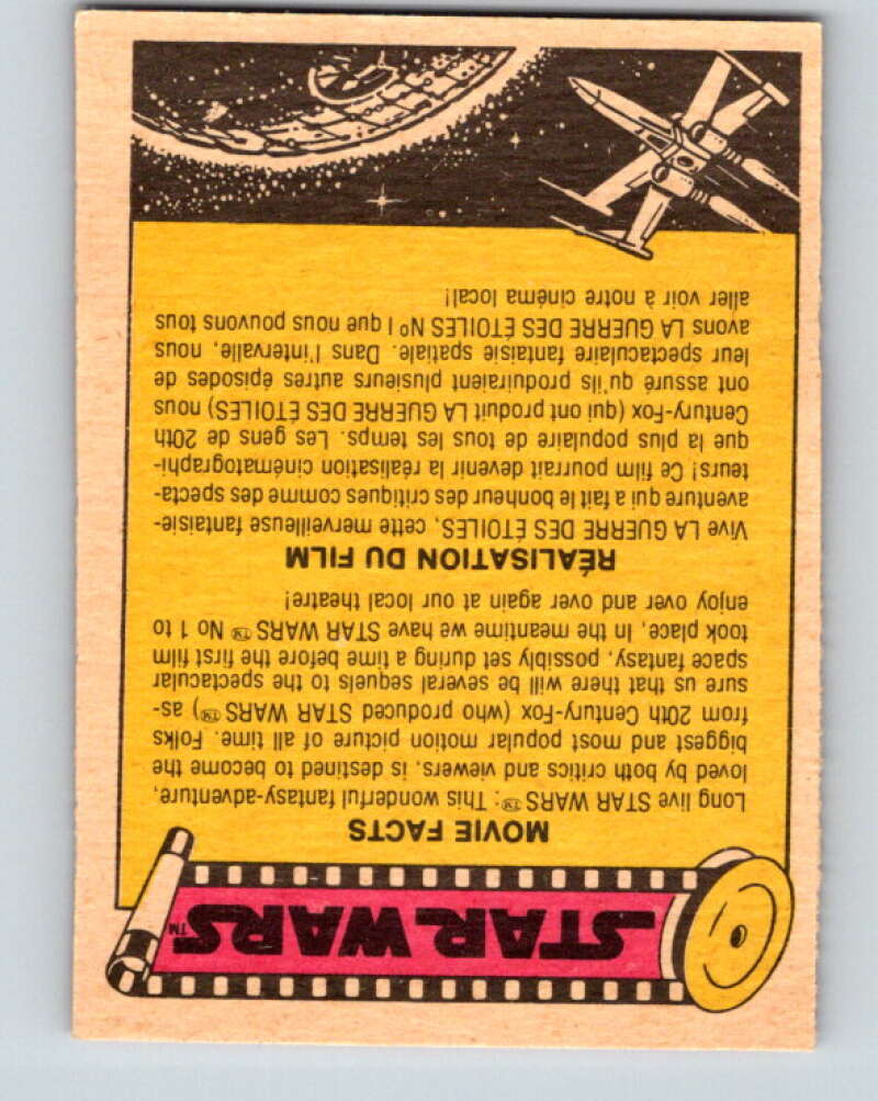 1977 OPC Star Wars #75 Darth Vader strangles a rebel! V33980