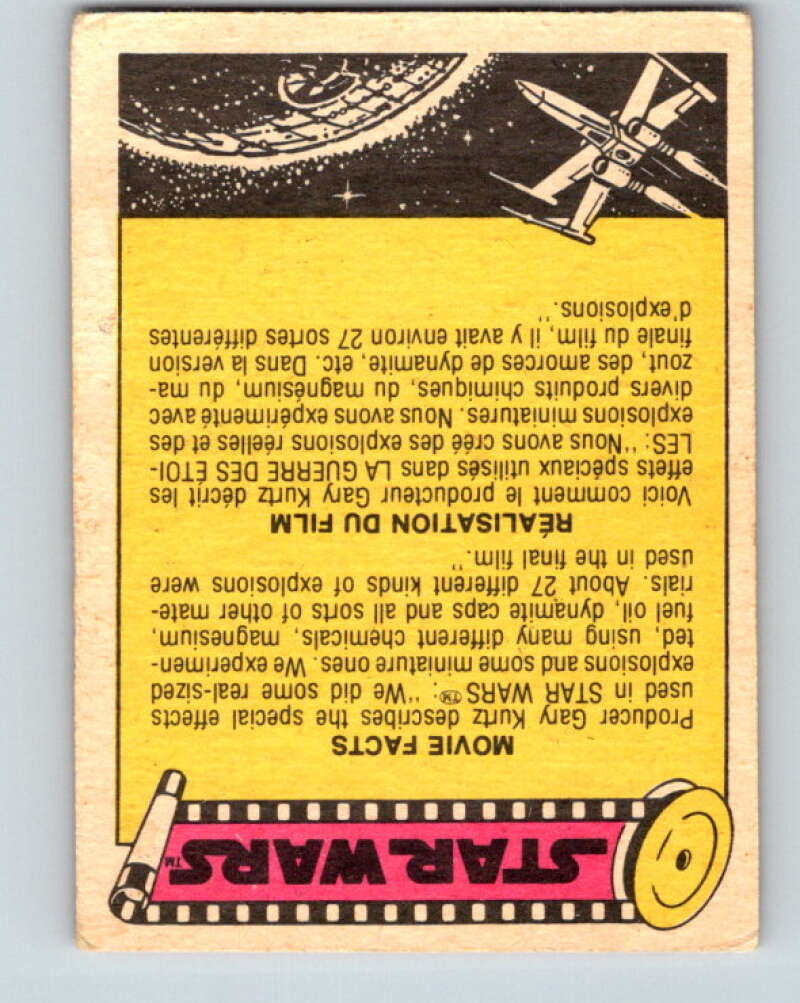1977 OPC Star Wars #81 Weapons of the Death Star! V34029