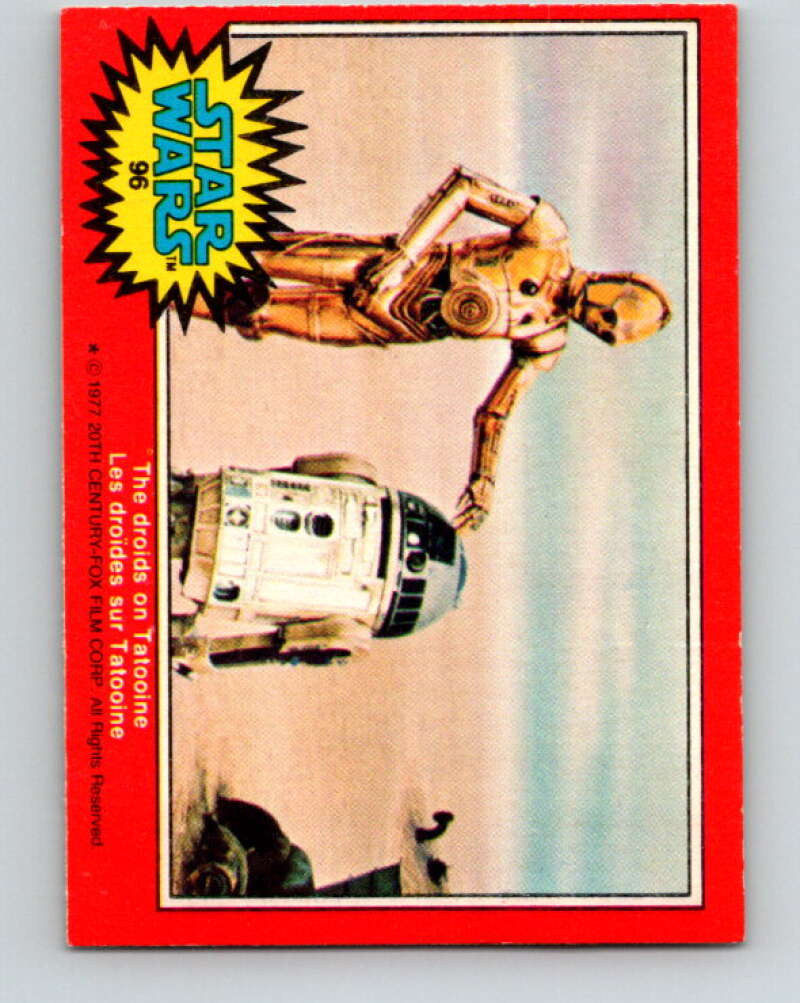 1977 OPC Star Wars #96 The droids on Tatooine V34162