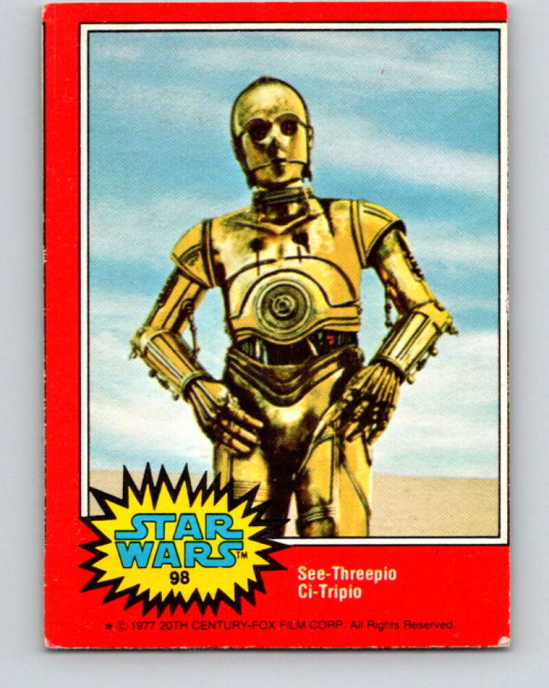 1977 OPC Star Wars #98 See-Threepio V34174