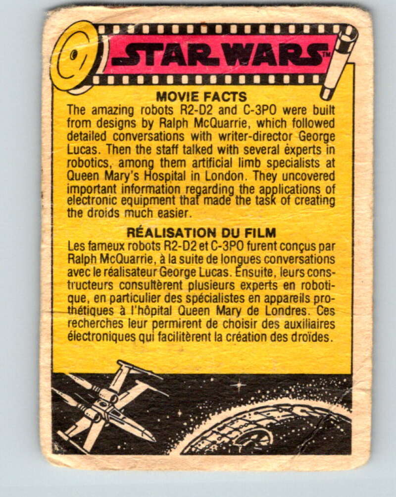 1977 OPC Star Wars #98 See-Threepio V34178