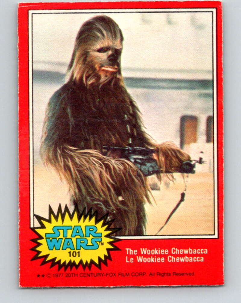 1977 OPC Star Wars #101 The Wookiee Chewbacca V34196