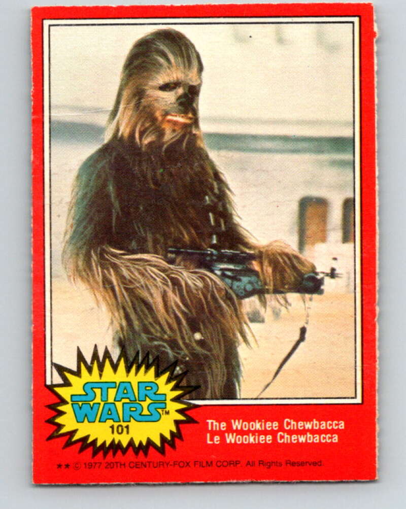 1977 OPC Star Wars #101 The Wookiee Chewbacca V34198