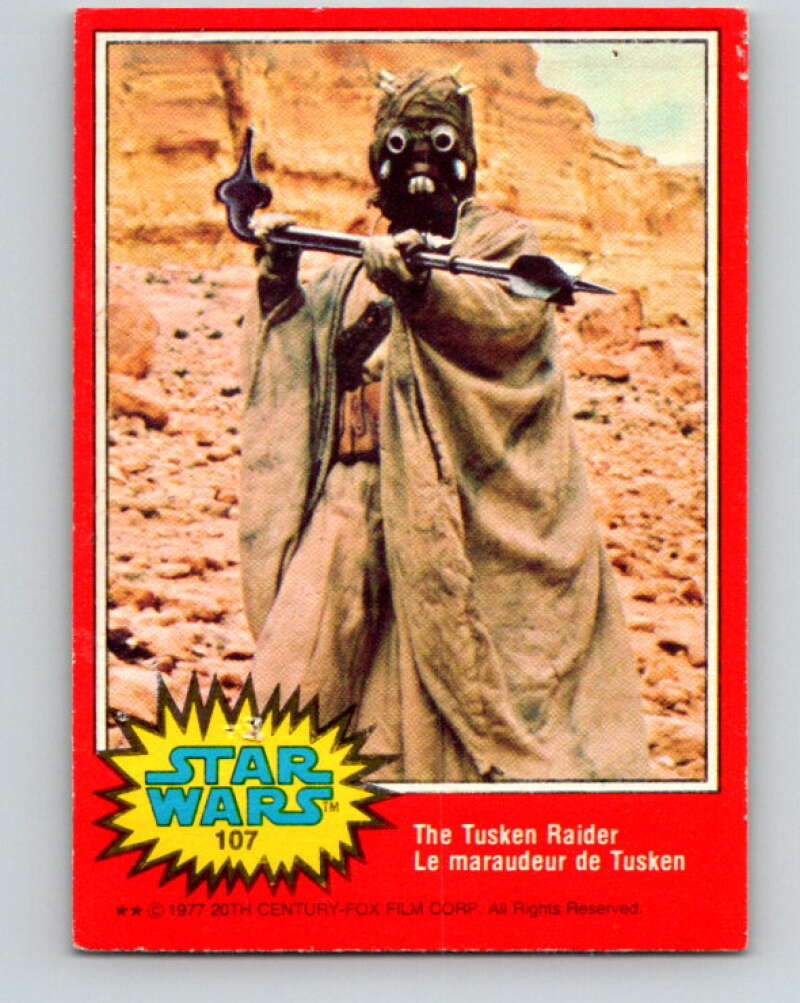 1977 OPC Star Wars #107 The Tusken Raider V34239