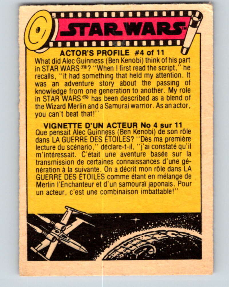 1977 OPC Star Wars #111 Chewie and Han Solo! V34263